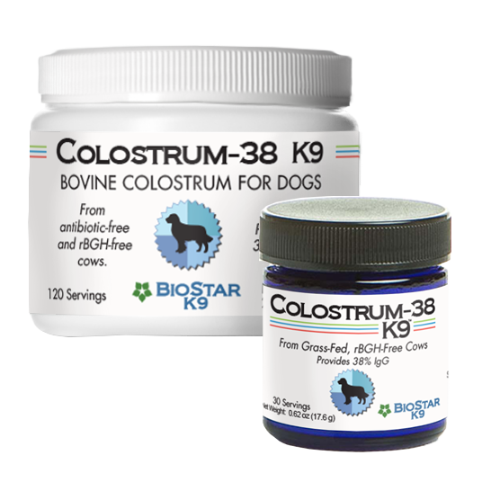 Bovine Colostrum immune support for dogs with 38%IgG from BioStar US