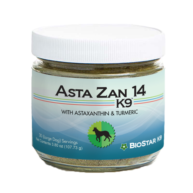 Asta Zan 14 antioxidant &amp; anti-inflammatory whole food supplement for dogs by BioStar US