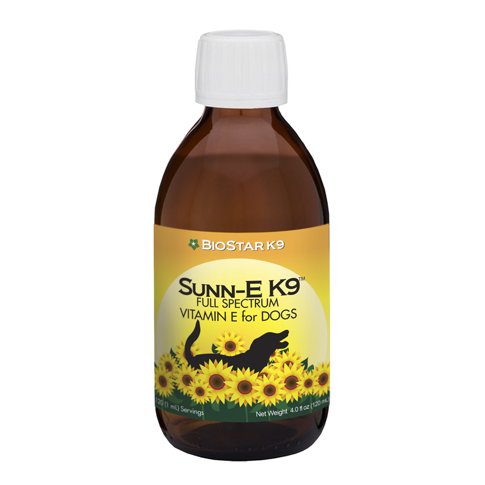 Sunn-E K9 Full Spectrum Vitamin E oil from sunflowers for dogs | BioStar US